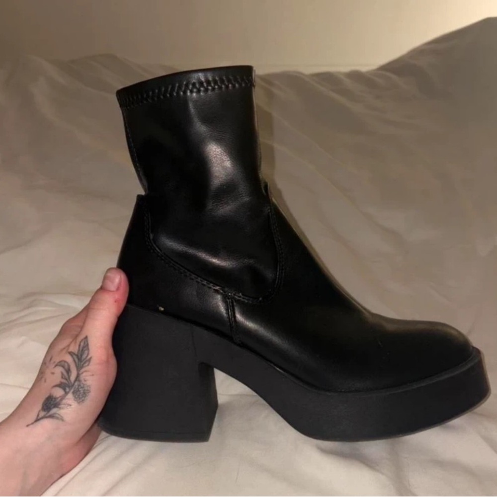 Target Black Platform Chelsea Ankle Boots - Women's Chunky Heel